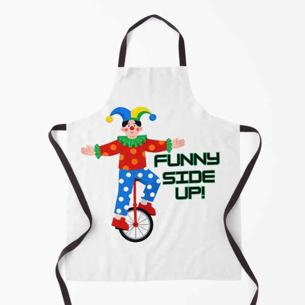 Item preview, Funny Side Up - Jester Clown Riding Unicycle designed and sold by Shakira & Sahir Press Alliance.