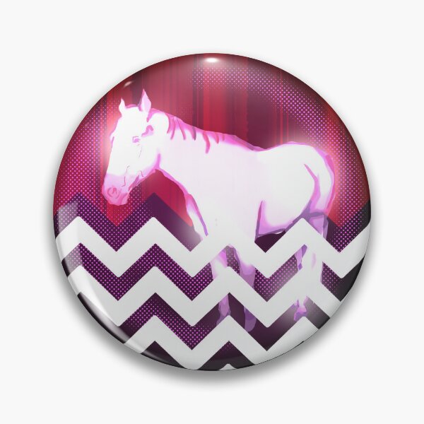 Item preview, Twin peak horse meme designed and sold by pinkybat.