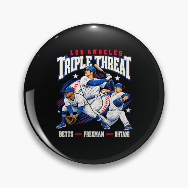 Item preview, Los Angeles Baseball Triple Threat Power Trio Design designed and sold by stmpdwrld.