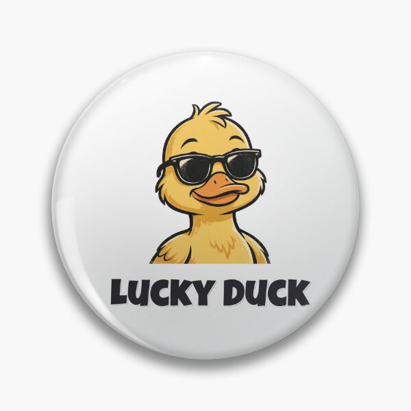 Item preview, Lucky Duck Funny Duck Pun designed and sold by Wild Shades.