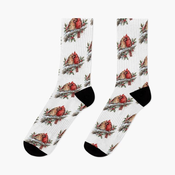 Item preview, Cardinal Pair Winter Holly designed and sold by Tiffany Roy.