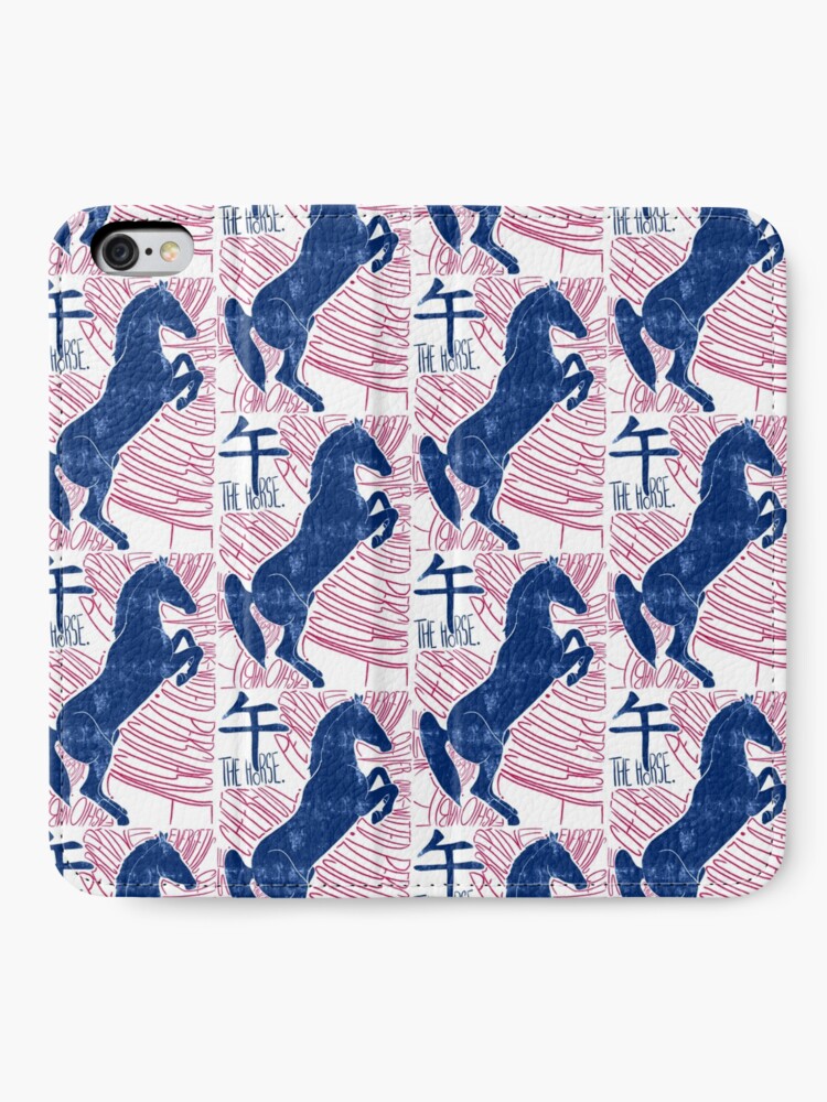 Alternate view of The Horse Chinese Zodiac Sign iPhone Wallet