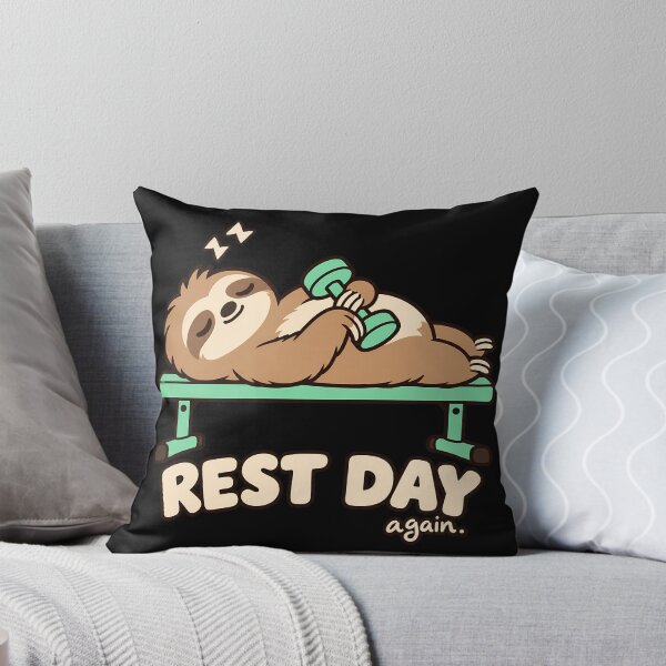 Item preview, Rest Day Again Lazy Sloth Funny Gym Workout designed and sold by LiberOccultis.