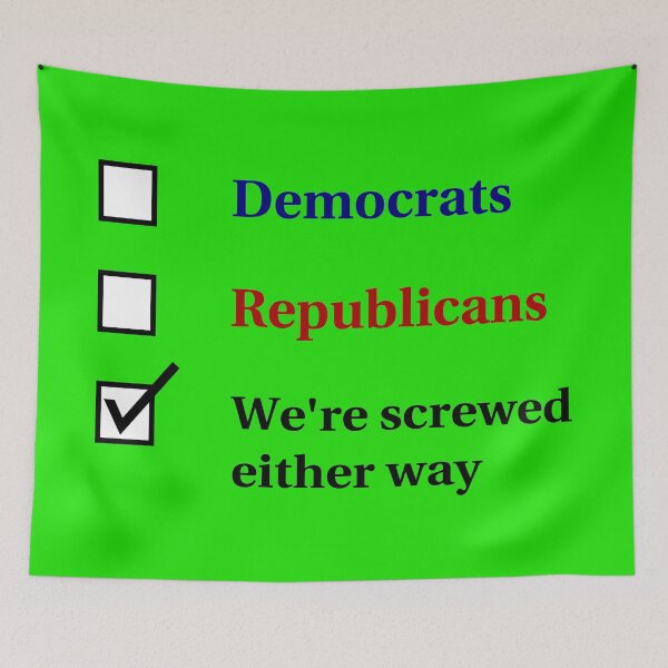 Item preview, Election Ballot - We're Screwed for Light T's designed and sold by BlueEyedDevil.