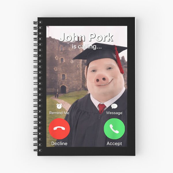 Item preview, Graduation Day John Pork Is Calling Brainrot designed and sold by JoryHenshaw.