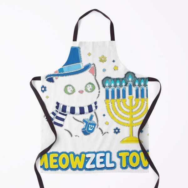 Item preview, Meowzel Tov Funny Hanukkah Black Cat Oversized T-Shirt_d30f71edfb designed and sold by Atros.