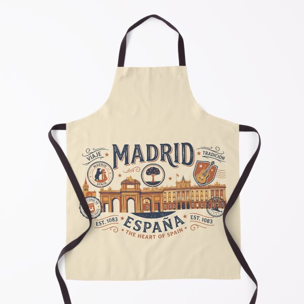 Item preview, Madrid, España. Póster de viaje vintage. Corazón de España. Arte emblemático. designed and sold by Amir Faysal.