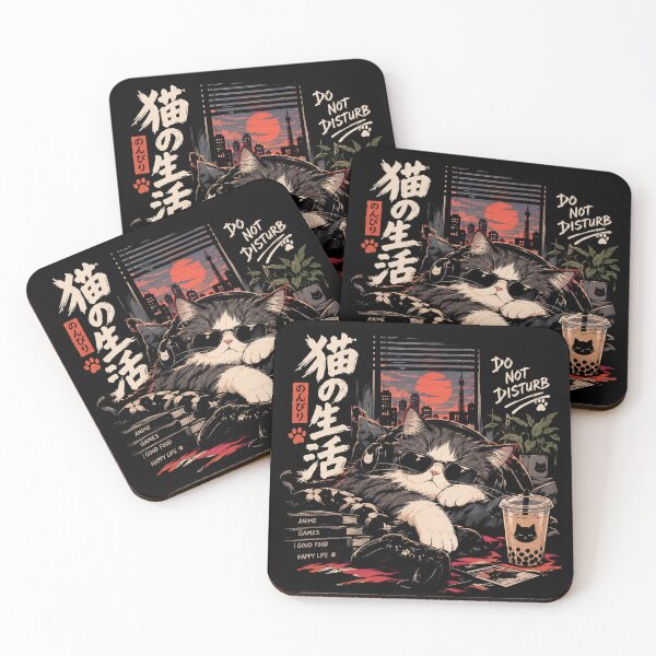 Item preview, Do Not Disturb - Gamer Cat Lo-Fi Tokyo Sunset Japanese Streetwear designed and sold by GenZFashion000.