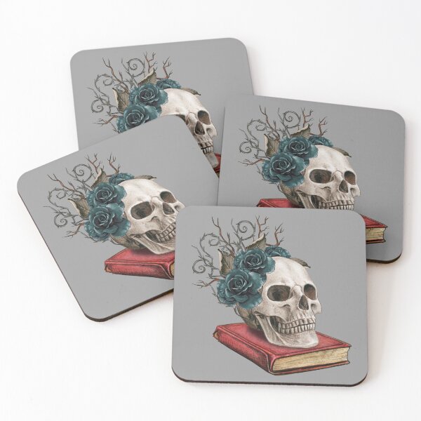 Item preview, Skull Roses and Thorns designed and sold by Tickety Boo.