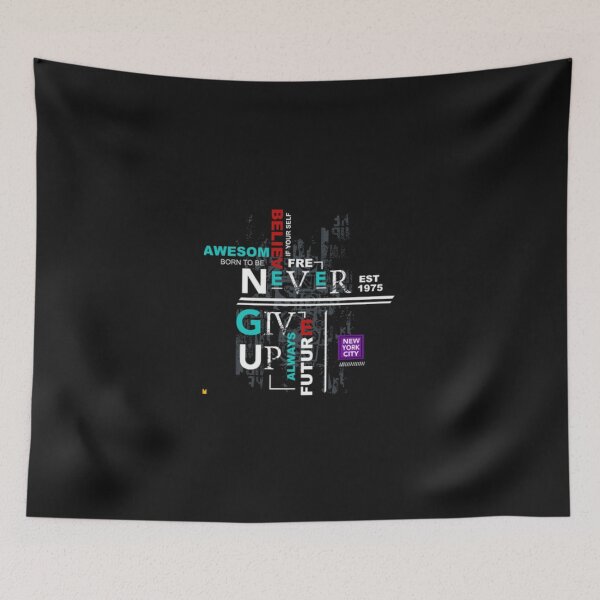 Item preview, Never Give Up Awesome New York City 1975 designed and sold by BladiWear.