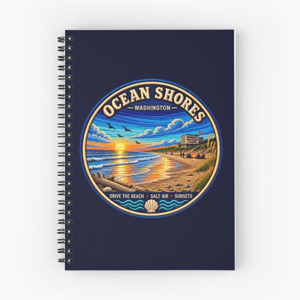Item preview,   Ocean Shores Washington Coastal Landscape designed and sold by Swanny's Custom T-shirt and Gift Designs.