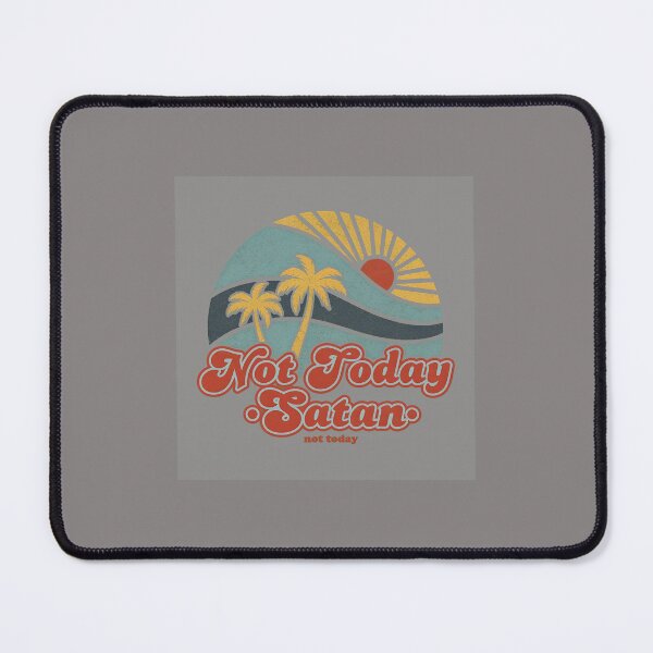 Item preview, Not Today Satan Retro Beach Palm Tree Vacation-5 designed and sold by riestershania.