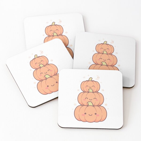 Item preview, Cute Stacked Pumpkins Kawaii Halloween designed and sold by OmniaRozza.