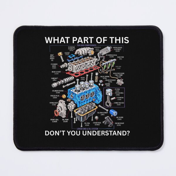 Item preview, What Part Of This Dont You Understand Engine Diagram designed and sold by snailslowdance.