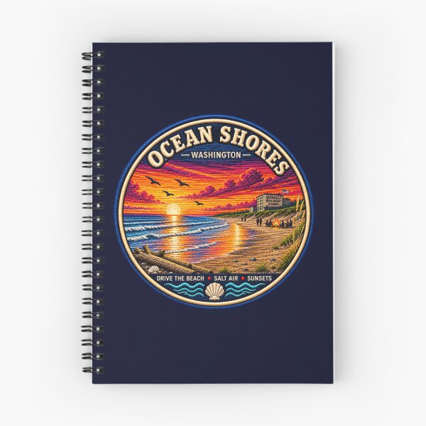 Item preview,  Ocean Shores Washington Coastal Landscape designed and sold by Swanny's Custom T-shirt and Gift Designs.