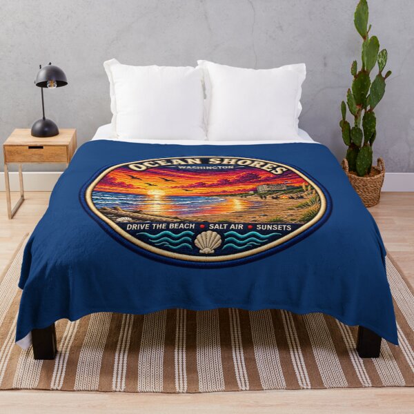 Item preview, Ocean Shores Washington Coastal Landscape designed and sold by Swanny's Custom T-shirt and Gift Designs.