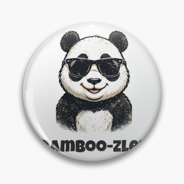 Item preview, Bamboo-zled Funny Panda Pun designed and sold by Wild Shades.