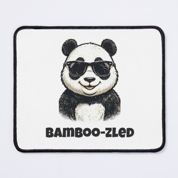 Item preview, Bamboo-zled Funny Panda Pun designed and sold by Wild Shades.