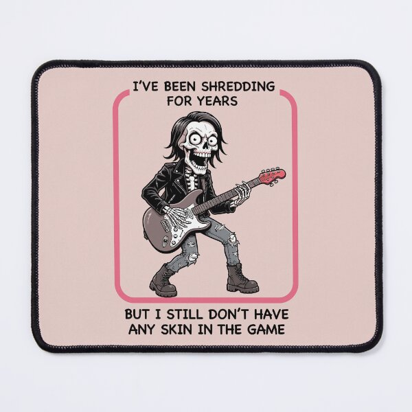 Item preview, Ive Been Shredding For Years Funny Rocker Skeleton designed and sold by Amir Faysal.