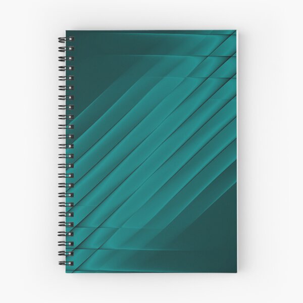 Item preview, Abstract Teal Geometric Stripes – Modern Turquoise Pattern designed and sold by shoppersgallery.