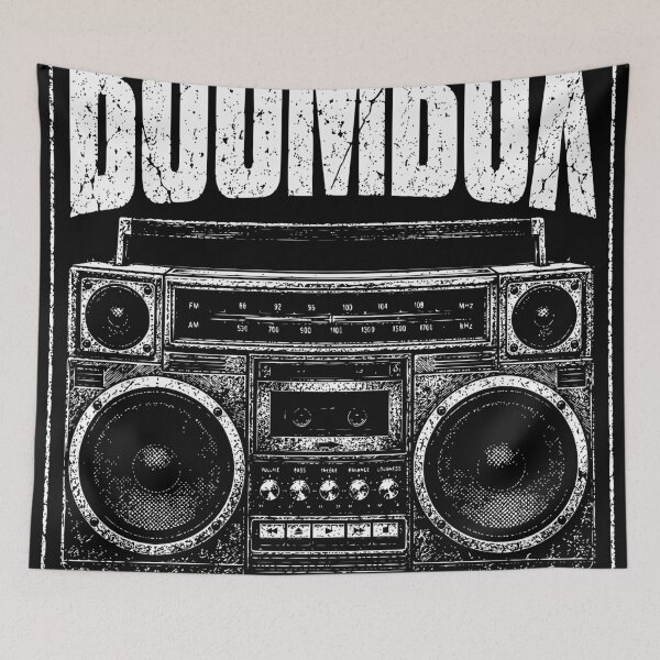 Item preview, Old School Boombox Retro Hip Hop Distressed designed and sold by brandingpro.