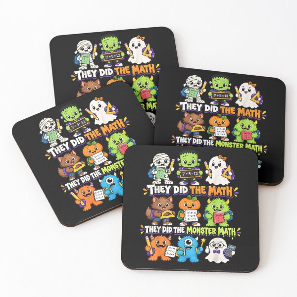 Item preview, Funny They Did The Math Monster Math Halloween Teacher Kids designed and sold by Juansustait.