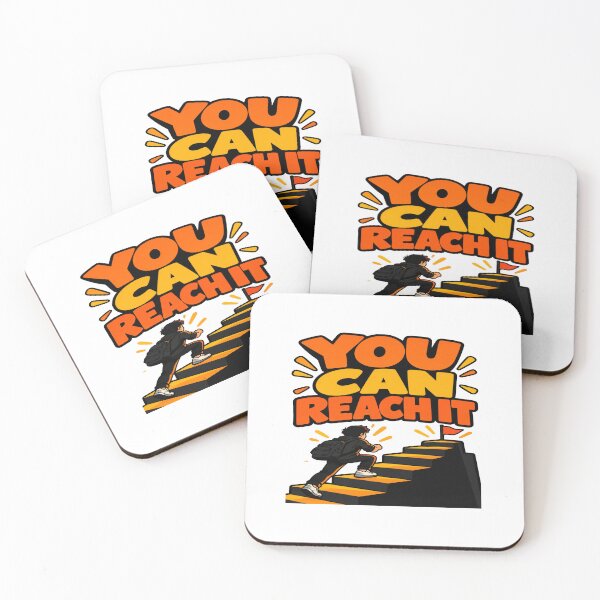 Item preview, You Can Reach It – Bold Motivational Quote Design designed and sold by Lovestickerco.