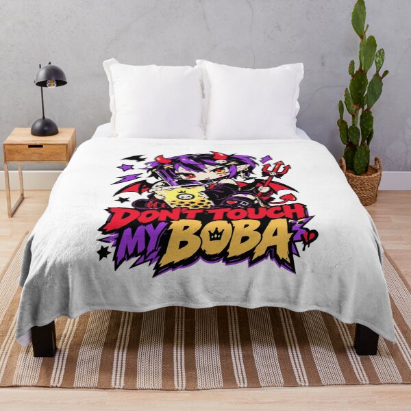 Item preview, Don't Touch My Boba Cute Demon designed and sold by RAS-77.