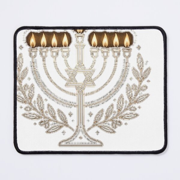 Item preview, Minimal Blue Hanukkah Menorah Line Art – Festival of Lights Jewish Design Classic T-Shirt_b5e83e3b26 designed and sold by gidget-gadget.