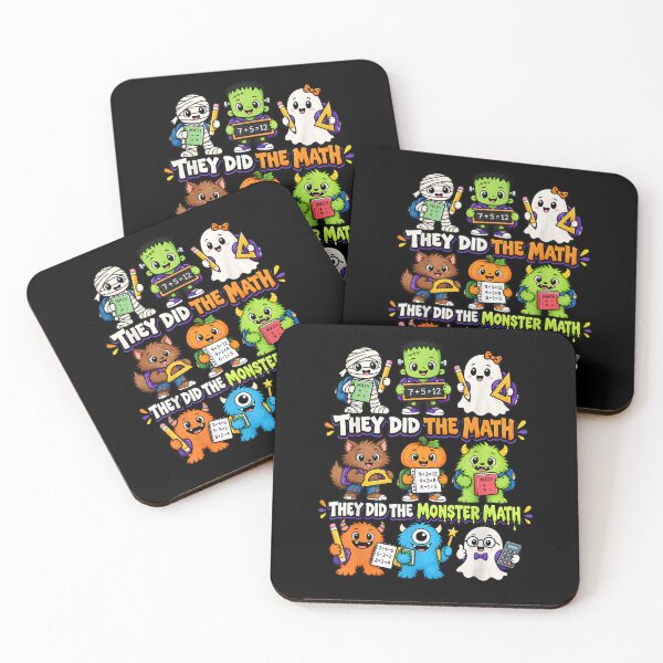 Item preview, Funny They Did The Math Monster Math Halloween Teacher Kids  designed and sold by MatherFisher.