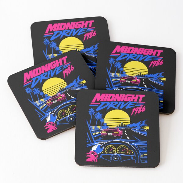 Item preview, 80s Retro Anime Midnight Drive 1986 designed and sold by RAS-77.