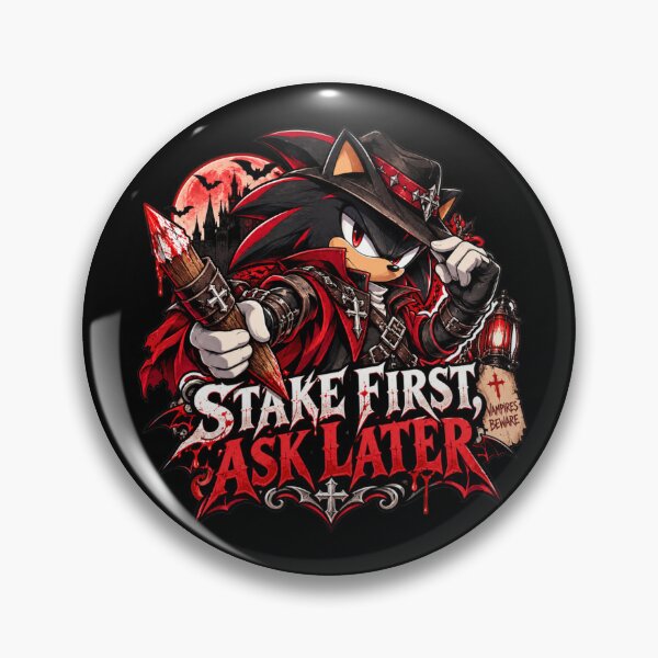 Item preview, Take First Ask Later Vampire Hunter designed and sold by PixoNest.