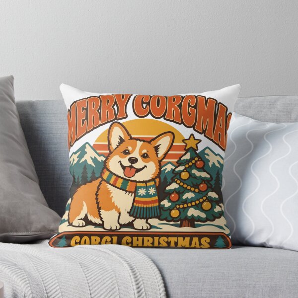 Item preview, Corgi Christmas Gift - Merry Corgmas designed and sold by RedRubyBubble.