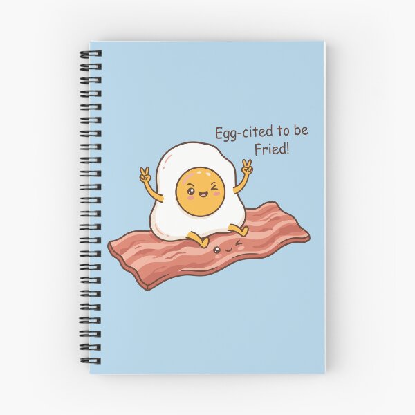Item preview, Egg-Cited To Be Fried Cute Sunny Side Up Bacon designed and sold by Amir Faysal.