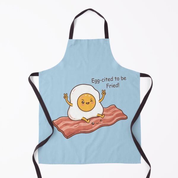 Item preview, Egg-Cited To Be Fried Cute Sunny Side Up Bacon designed and sold by Amir Faysal.