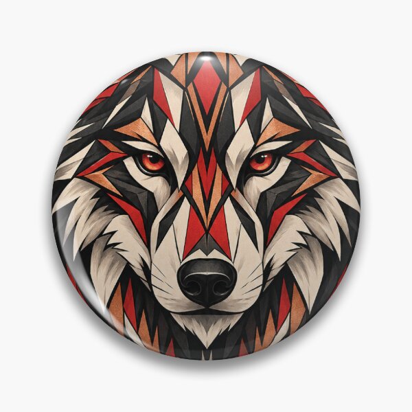 Item preview, Faceted Wolf in Diamond Frame designed and sold by Urban Clothes Market.