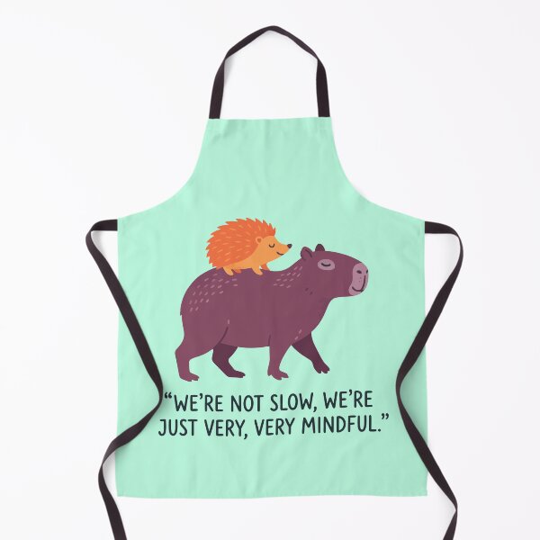 Item preview, Mindful Capybara & Hedgehog designed and sold by Amir Faysal.