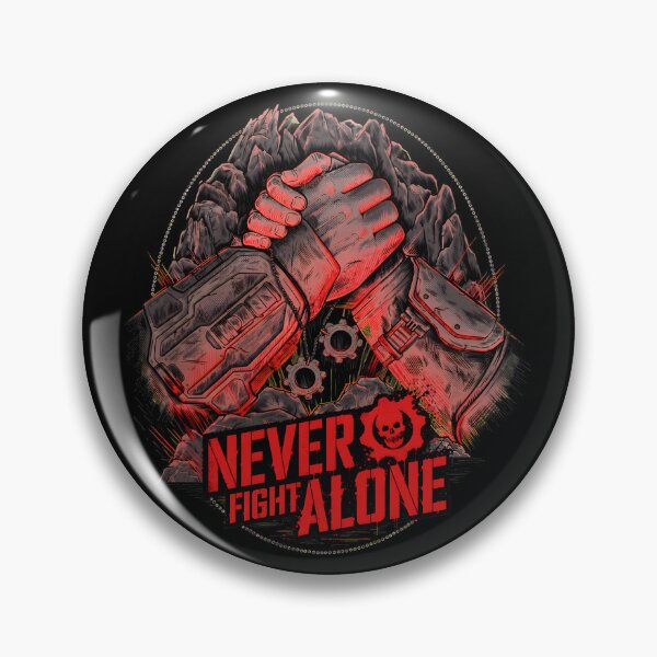 Item preview, Gears of Wars Never Fight Alone Handshake designed and sold by Lucinda--Power.