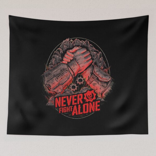 Item preview, Gears of Wars Never Fight Alone Handshake designed and sold by Lucinda--Power.