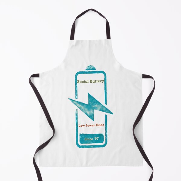 Item preview, Social Battery - Low Power Mode designed and sold by Neurospicy Retro Vibe.
