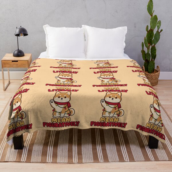Item preview, Funny Shiba Inu Christmas for Dog Lovers – You Literally Mean Figuratively designed and sold by Im-Ara.