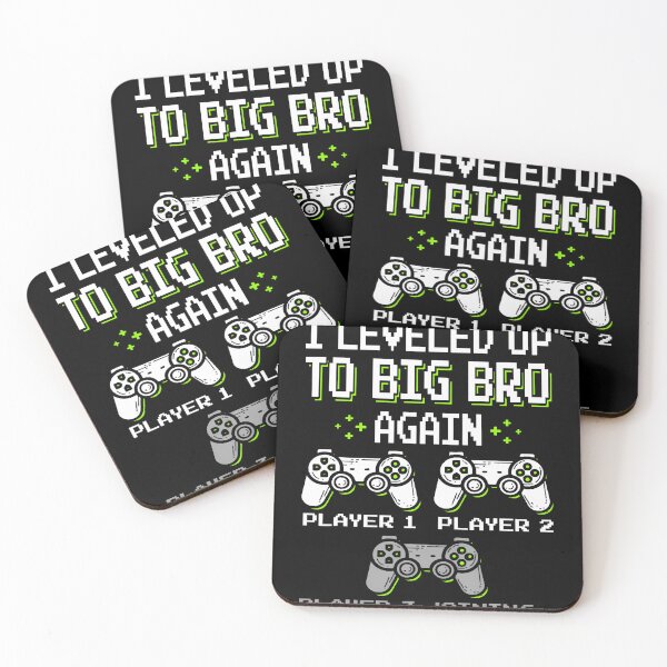 Item preview, I Leveled Up To Big Bro Again Brother Gamer Funny Video Game designed and sold by T9AXER.