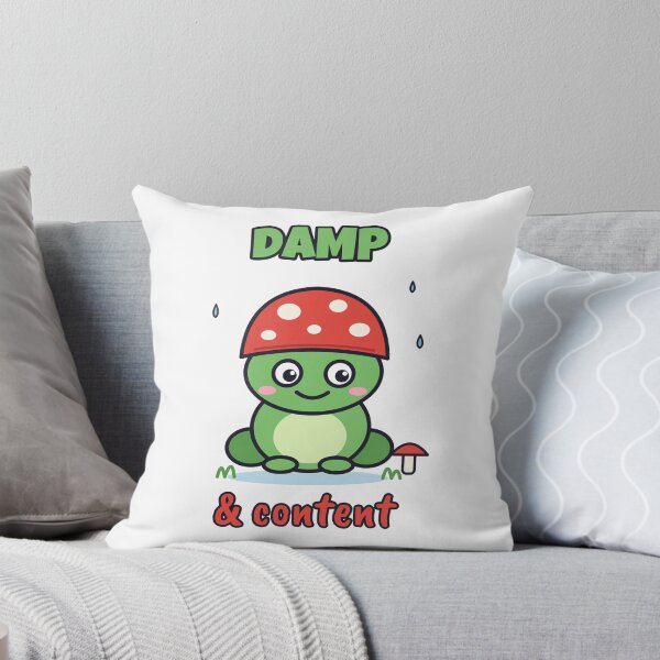 Item preview, Damp And Content Cute Frog Mushroom Hat Cottagecore designed and sold by Baptiste66.