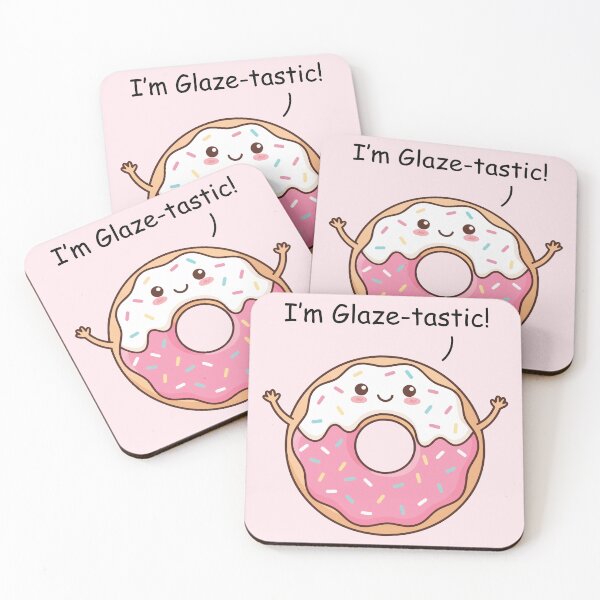 Item preview, Im Glaze Tastic Cute Sprinkled Donut Happy Food Pun designed and sold by Amir Faysal.