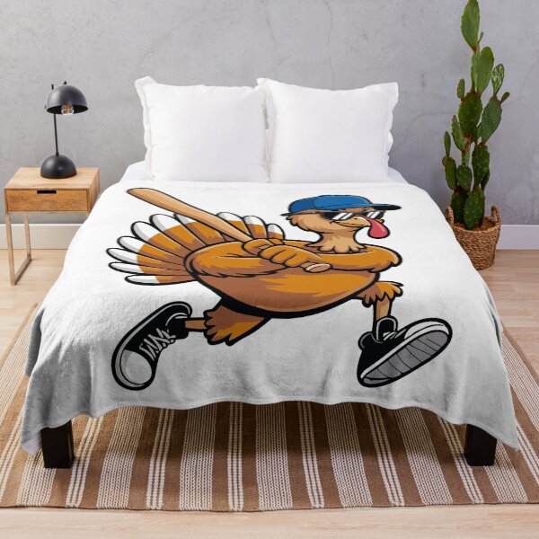 Item preview, Cool Turkey Playing Baseball Thanksgiving Sports Lover Design designed and sold by limanol.