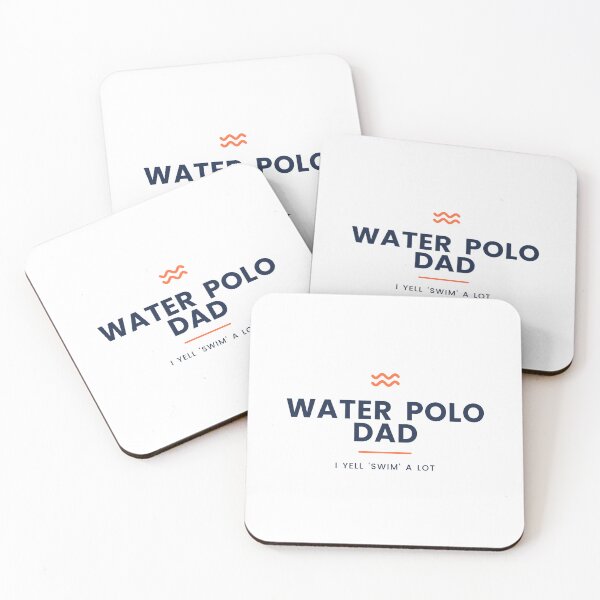 Item preview, Water Polo Dad I Yell Swim a Lot Funny designed and sold by WakeCapCo.