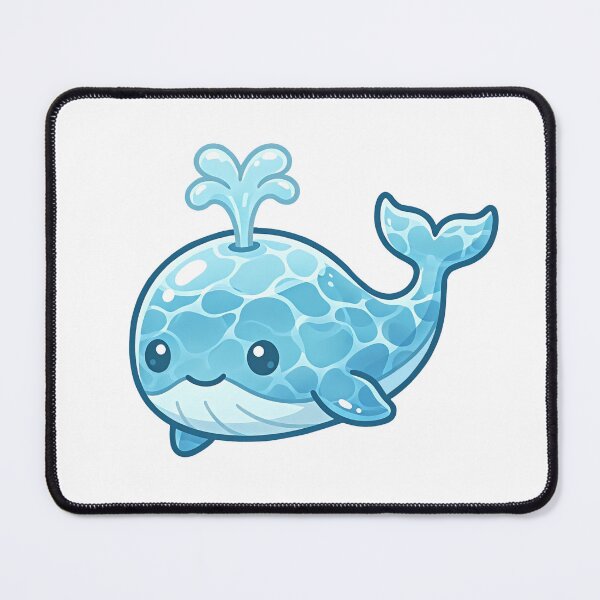 Item preview, Blue water ripple whale  designed and sold by Kimicute.