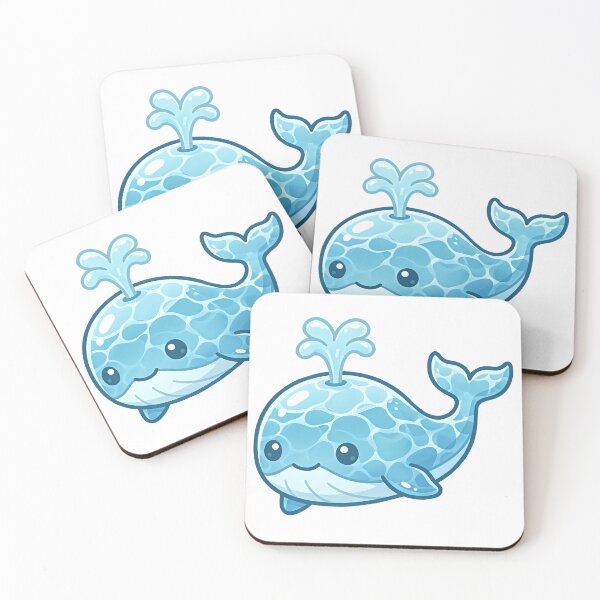 Item preview, Blue water ripple whale  designed and sold by Kimicute.