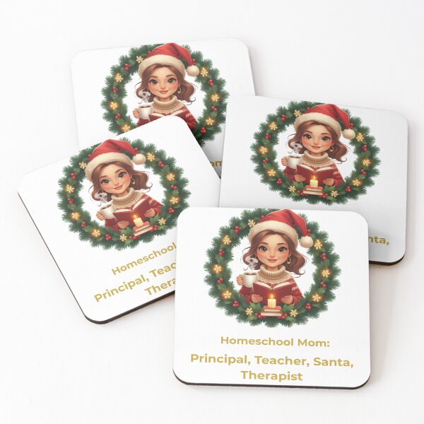 Item preview, Homeschool Mom Christmas - Principal Teacher Santa Therapist designed and sold by VEXA88.