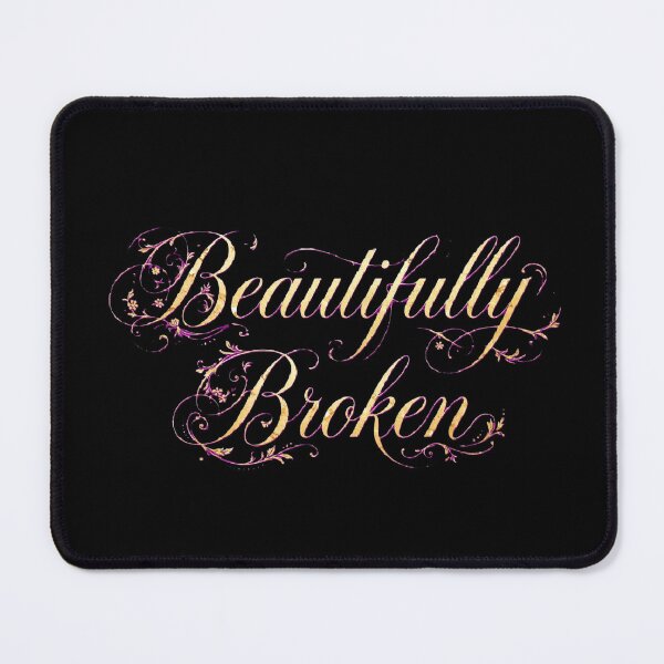 Item preview, Beautifully Broken Gold Script — Elegant Floral Calligraphy Design designed and sold by Kvllo Collective Co..